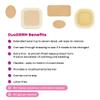 ConvaTec DuoDERM Extra Thin Control Gel Formula 6"x6" Hydrocolloid Sterile Adhesive Dressing for Superficial Wounds, Low Friction, Latex-Free, Waterproof, Square, Beige, 10ct Box view 3