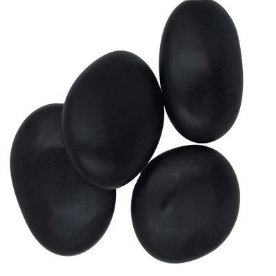 Zabrina 4 Pcs Personal Large Massage Stone Set Basalt Hot Rocks Stones, 2.75 in* 3.54 in
