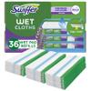 Swiffer Sweeper Wet Mopping Cloth Multi Surface Refills, Mops for Floor Cleaning, Febreze Lavender Scent, 36 Count view 1