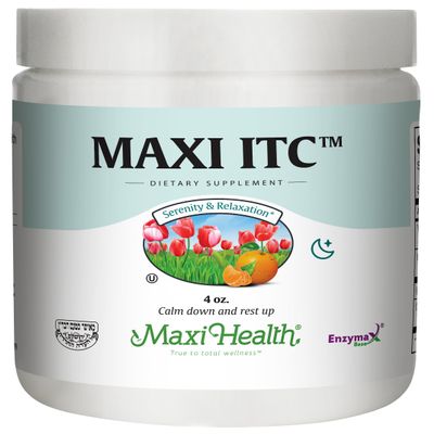 Maxi Health ITC - Inositol - with Taurine and Vitamin C - Calming Formula - 4 Ounce Powder - Kosher