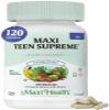 Teen Vitamins for Boys 12-17 - Teen Multivitamin Supreme with D3, Iron, Calcium, Biotin, Digestive Enzymes  Teenager Boy Multi Vitamins for Energy, Brain & Mood Support  120 Count view 1