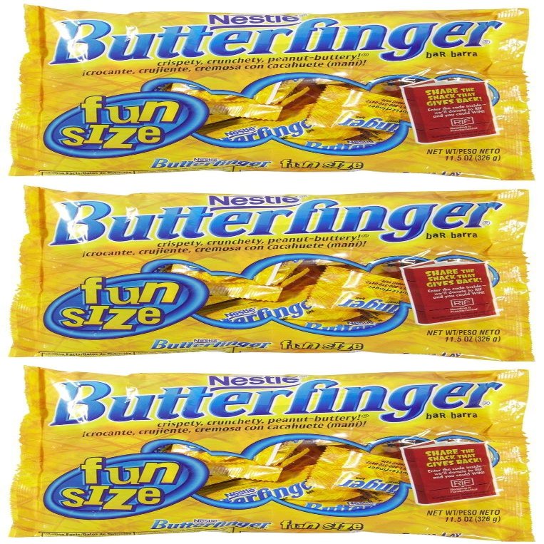 Butterfinger Fun Size Bars-11.5 Oz-3 Pack