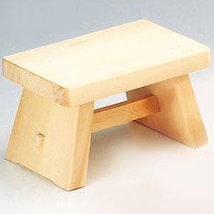 Yamako ZHL01 Cypress Bath Chair (Medium), Width 10.2 x Depth 6.5 x Height 6.2 inches (260 x 165