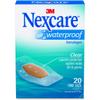3M Waterproof Bandages, 1-1/16"x2-1/4", Clear (MMM58620PB) Category: Bandages and Dressings - 20 ct view 1