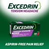 Excedrin Tension Headache Relief Caplets, Acetaminophen 500mg, Caffeine 65mg, Pain Reliever, Aspirin-Free, 100 Count view 2