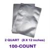 Pleasant Grove Farm 7 Mil Mylar Bags in Multiple Sizes (100, 2 QUART (8 x 12 inch)) view 3