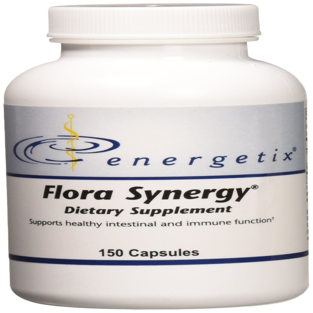 Flora Synergy - 150 Capsules by Energetix, White