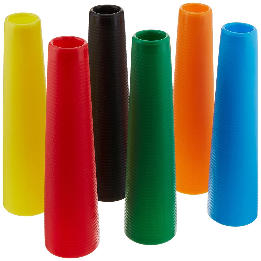 Sammons Preston Therapy Cones, Large, Set of 30 Colorful 7" Plastic Stacking Cones, Occupational & Physical Therapy, Non-Slip Rehab Tools for Hand-Eye Coordination, Upper Extremity Recovery Exercises