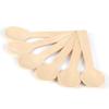 100Pcs Ice Cream Spoon Tea Spoon Disposable Wood Round Spoon Party Flatware Cutlery Supplies(10cm x 3cm) view 4