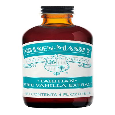 Nielsen-Massey Tahitian Pure Vanilla Extract for Baking and Cooking, 4 Ounce Bottle