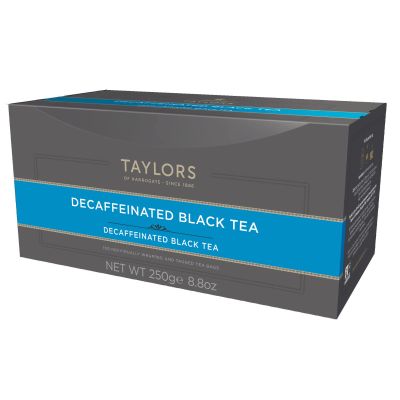 Taylors of Harrogate Decaffeinated Breakfast, Black Tea, Individually Wrapped Bags, 100 Count (Pack of 1), Rich, Bright & Balanced, Decaffeinated, Enjoy Hot or Iced, 100 Teabags