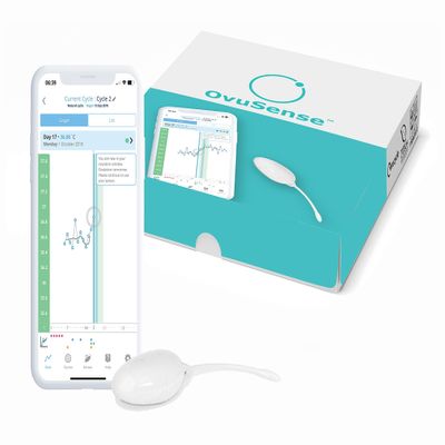 OvuSense Fertility Monitor (OvuCore) - Real Time Ovulation Test & Predictor with Tracking App Included, Clinically Proven Accuracy Even for Irregular Cycles and PCOS