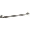 KOHLER K-11873-BS Traditional 24-Inch Grab Bar, Brushed Stainless view 1
