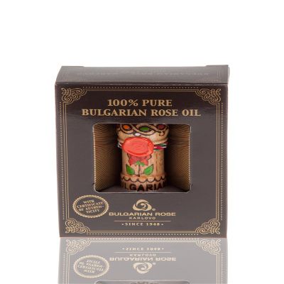 Pure 100% Essential Rose Oil Otto Bulgarian Rosa Damascena Rose Attar 0.5 ml Therapeutic Grade Undiluted Certified