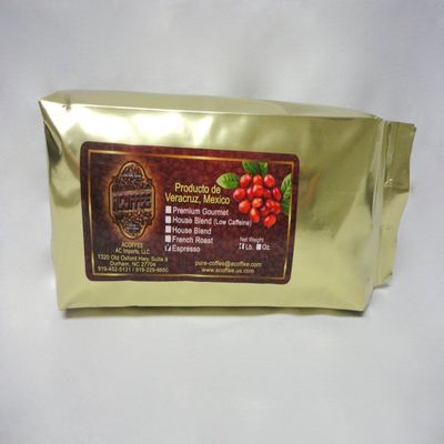 ACoffee 1lb Ground Espresso, 100% Pure Coffee