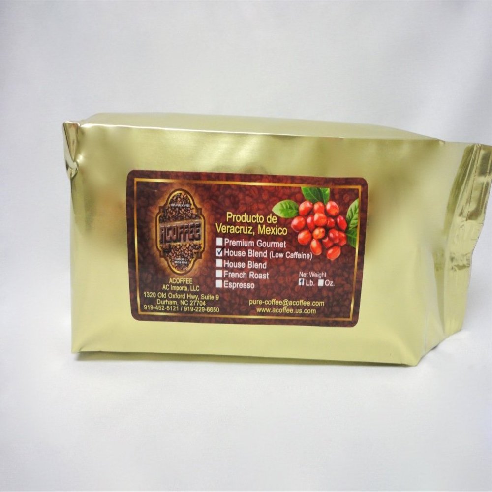 ACoffee 1lb Ground Decaf, 100% Pure Coffee
