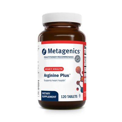 Metagenics Arginine Plus - 1.5 g LArginine with Methyl Folate (L5MTHF) - Supports Healthy Blood Flow, Circulation & Heart Health - NonGMO, GlutenFree, Vegetarian - 120 Tablets