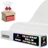 Hygloss Products Cellophane Roll  Cello Wrap in Easy Cutter Box for Crafts, Gifts, and Baskets - 20 Inches x 100 Feet, Clear view 1