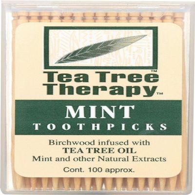 Tea Tree Therapy Toothpicks Tea Tree Thrpy 100 Ct