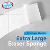 (100 Pack) Extra Large Eraser Sponge  Extra Thick, Long Lasting Magic Melamine Cleaning Sponges in Bulk  White Foam Pads for Walls, Kitchen, Bathroom, Floor & Baseboard Cleaner view 2