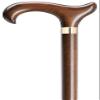 HARVY Men Extra Tall Stylish Walnut Finish Derby Cane -Affordable Gift! Item #DHAR-9764907 view 1