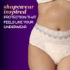 Always Discreet Boutique Incontinence and Postpartum Underwear for Women, Maximum Protection, Small/Medium, Rosy, 12 Count view 3
