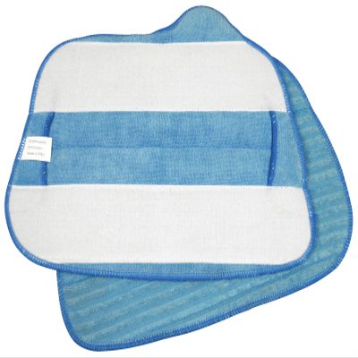 SteamFast Replacement Microfiber Cloths for Steam Mop, 2-Pads Per Pack