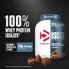 Dymatize ISO100 Whey Protein Powder Isolate, Gourmet Chocolate, 25g of Protein, 5 Pound, 5.5g BCAAs, Less Than 120 Cal., Gluten Free, 1g Fat, 1g Sugar, 2g Carb (71 Servings) view 2