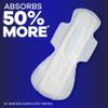 Always Maxi Feminine Pads For Women, Size 5 Extra Heavy Overnight Absorbency, With Wings, Unscented, Pack Of 20 view 3