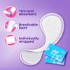 Always Thin Daily Panty Liners For Women, Light Absorbency, Unscented, 120 Count view 2
