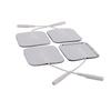 Electrode Pads for TENS Unit EMS Machine Device Massager 4 Pieces Premium Quality Self Adhesive Square 2" x 2" view 1