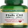 Nature's Bounty Odorless Fish Oil, 1200mg Omega-3 per Serving Including EPA & DHA, Supports Heart Health, Purified to Eliminate Mercury, Coated Softgels, Gluten Free, No Shellfish, 90 Ct view 1