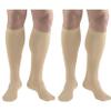 Truform Short Length Surgical Stockings, 18 mmHg Compression for Men and Women, Reduced Length, Closed Toe, Beige, X-Large (2 Packs) view 1