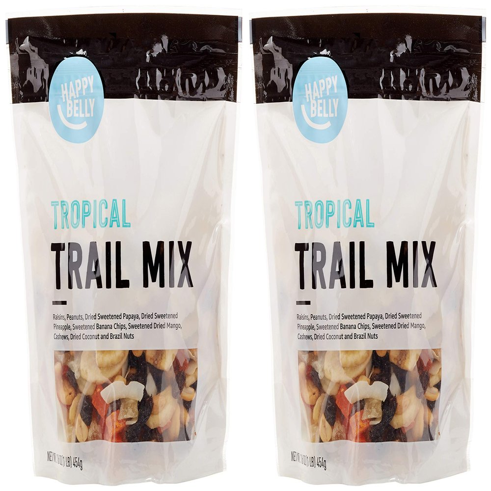 Happy Belly Tropical Trail Mix, 1 pound (Pack of 2)