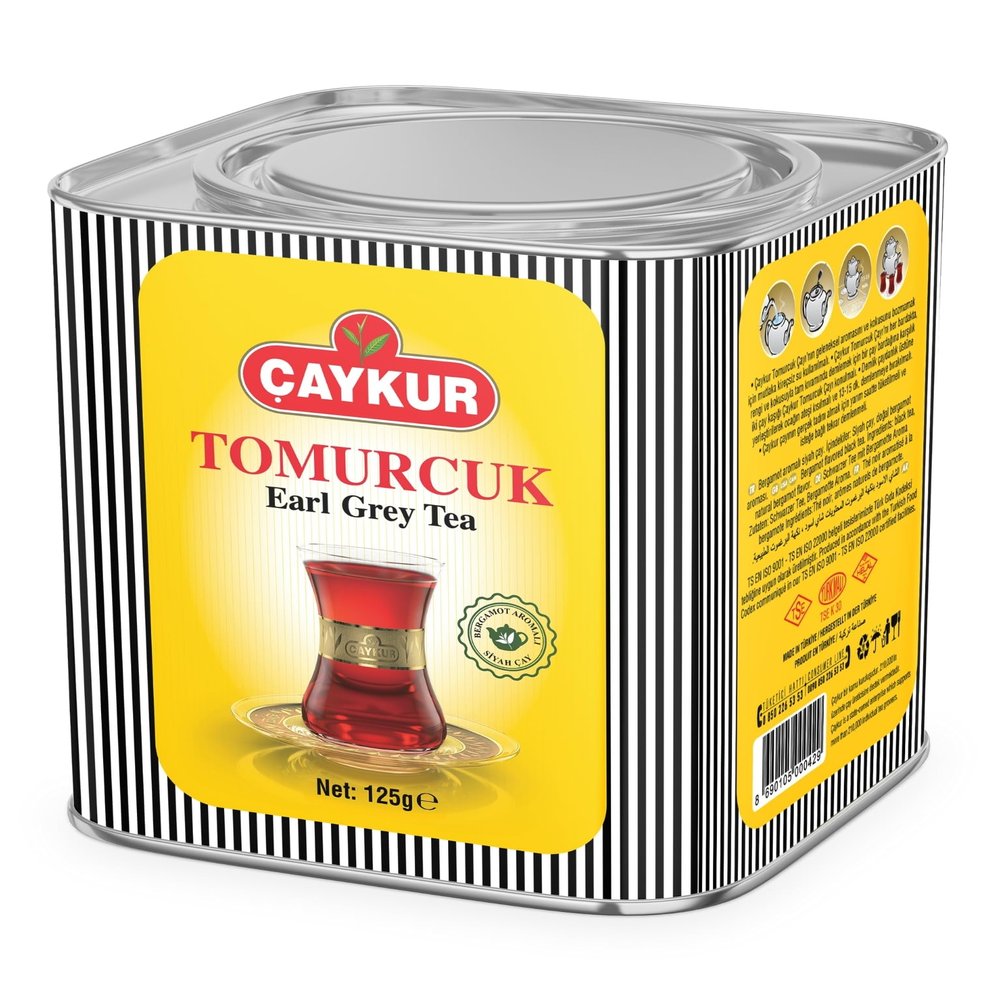 AYKUR Earl Grey Tea Tomurcuk, Tea Buds, Loose Leaf with Natural Bergamot Aroma, Flavor Enhancer Young leaves Black Tea 125gr / 4.4 oz