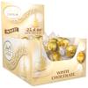 Lindt LINDOR White Chocolate Candy Truffles, White Chocolate Candy with Smooth, Melting Truffle Center, 25.4 oz., 60 Count view 1
