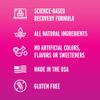 Fluid Recovery Post-Workout Drink Mix - Whey Isolate Protein, L-Glutamine, Carbs, All Natural Ingredients, Gluten-Free, Lactose-Free (Mixed Berry) view 4