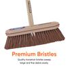 Superio Kitchen and Home Horsehair Broom With Wood Handle, Fine Premium Bristles - Heavy Duty Household Broom Easy Swiping Dust And Wisp Floors And Corners , 12" sweeping head view 4