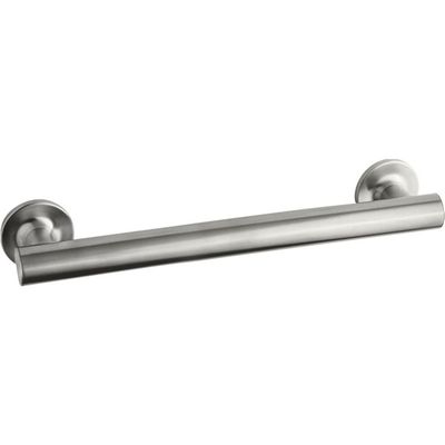 Kohler K-11891-BS Purist 12 Inch Bathroom Grab Bar Brushed Stainless Steel