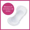 Hartmann 168644 MoliMed Premium Bladder Control Pad, Midi, 5-1/2" Width, 13" Length (Pack of 168) view 4