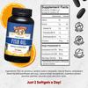 Barlean's Omega 3 Fish Oil Supplements, 600mg Fish Oil Pills with EPA & DHA, Softgels for Joint, Brain, & Heart Health, Orange Flavored, 250 Count view 2