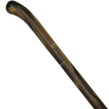 Men Cane Genuine Straight Knotted Chestnut -Affordable Gift! Item #DHAR-9008600