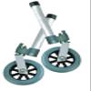 Drive Medical 10115 Swivel Lock Walker Wheels, Gray/Silver (Pack of 2) view 1