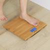 Escali Bamboo Digital Electronic Bathroom Scale for Body Weight, Bath Scale with Extra-High Capacity of 440 lb, Batteries Included view 4