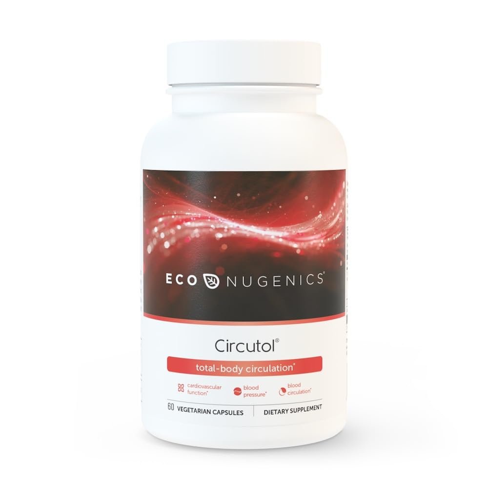 EcoNugenics Circutol Heart & Blood Pressure Supplement 60 Capsules