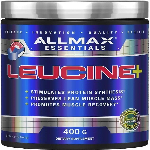 ALLMAX LEUCINE - 400 g - Stimulates Protein Synthesis, Preserves Lean Muscle & Promotes Recovery - 80 Servings