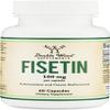 Fisetin Supplement - 100mg of Bioactive Flavnonols, 60 Count (Bioflavonoid Polyphenols Supplement Similar to Apigenin, Luteolin, and Quercetin) Aging Support Senolytic by Double Wood view 1
