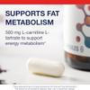 Metagenics L-Carnitine - Amino Acid Supplement for Fat Metabolism & Energy Support* - 500 mg L-Carnitine L-Tartrate - Non-GMO, Gluten-Free, Vegetarian - 30 Capsules view 3