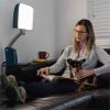 Carex Day-Light Sky Bright Sunlight Therapy Lamp, 10000 LUX Therapy Lamp at 12 Inches, LED Bright White Light with Adjustable Height and Brightness Levels for Mood view 2