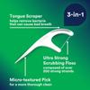 DenTek Triple Clean Advanced Clean Floss Picks, No Break & No Shred Floss, 90 Count, 6 Pack view 4